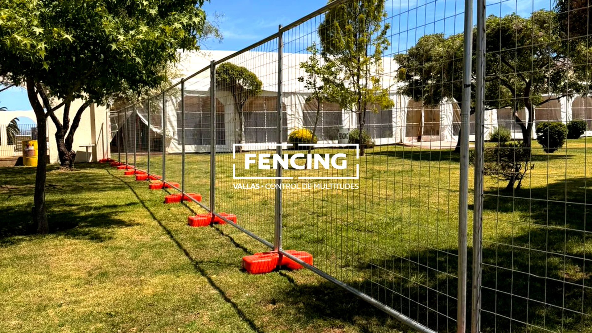 Vallas ACMA instaladas en concierto